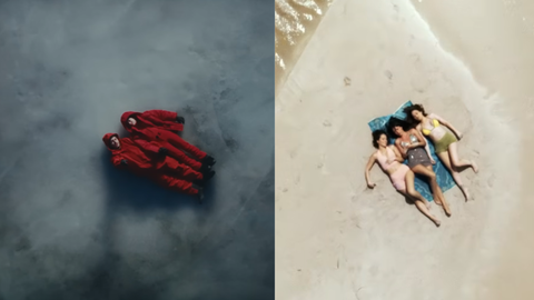 Instantes de los videoclips de «Akureyry» y de «6 de febrero».