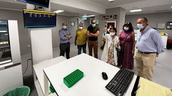 Los jefes de los laboratorios de los hospitales gallegos visitaron el de Ourense
