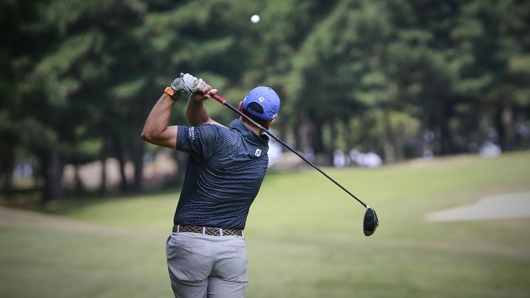 Campeonato gallego en el campo de golf del club Montealegre de Ourense