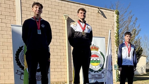 El ourensano terminó tercero en su categoría