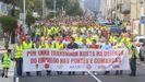 Más de 5.000 personas claman en la calle por el futuro del empleo de As Pontes y la comarca