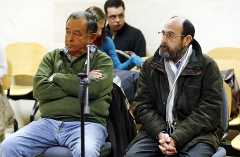 Isidro Mendoza -izquierda- y Toms Rivas, durante el juicio del caso Montebalsa. 