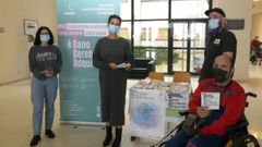 Foto de archivo de una actividad de la asociación SARELA en el hospital de Barbanza