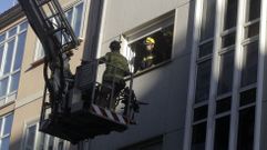 Rescate por una ventana en la calle Reboredo de Monforte