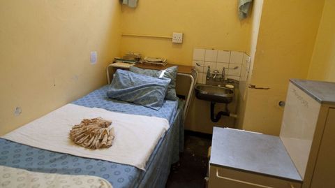 Celda de la prisin de mxima seguridad de Pretoria en la que estuvo preso Oscar Pistorius