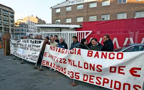 Los trabajadores con deudas pendientes mantendrn las protestas frente al astillero.