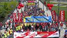 Manifestación del Primero de Mayo en Asturias