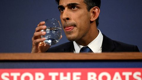 El primer ministro británico, Rishi Sunak