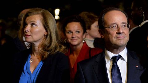 Valrie Trierweiler junto a Franois Hollande durante una visita a Estados Unidos en septiembre de 2012