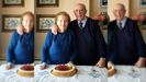 Luz Casal les cantó a Cholín, de 92 años, y a su mujer Carmiña, de 90