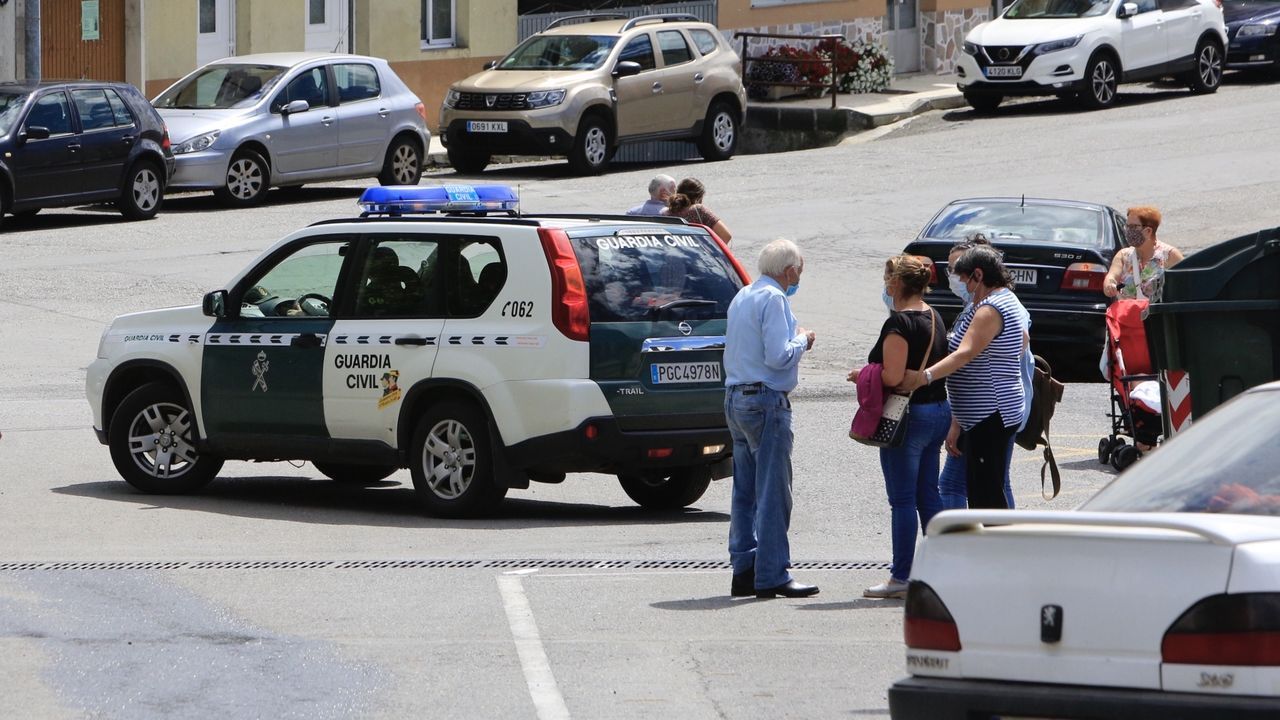 Lugar a la entrada del mercado de Sarria en el que falleci el hombre