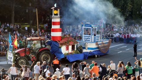 El desfile del Día de América en Asturias,
