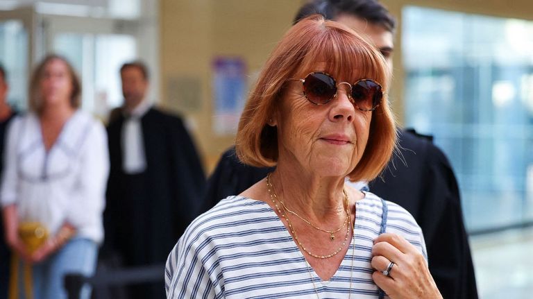 Gisèle Pélicot, víctima y ex esposa de Dominique Pélicot.