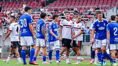 Un momento del Nuremberg-Real Oviedo