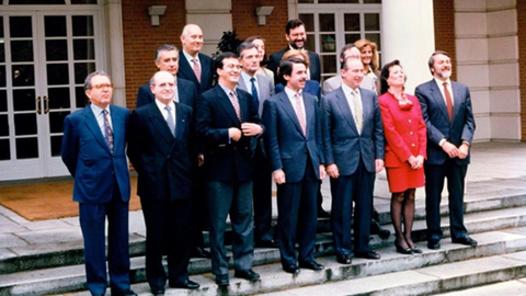 Gabinete de Gobierno de la primera legislatura de Jos� Mar�a Aznar