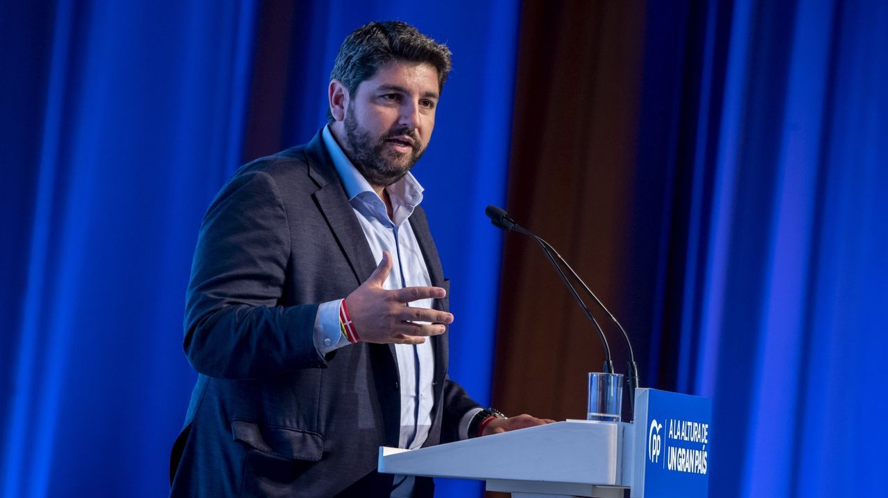 El presidente de la Región de Murcia, Fernando López Miras.
