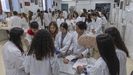 Alumnos de primero de Medicina en una clase durante el pasado curso 2022-2023