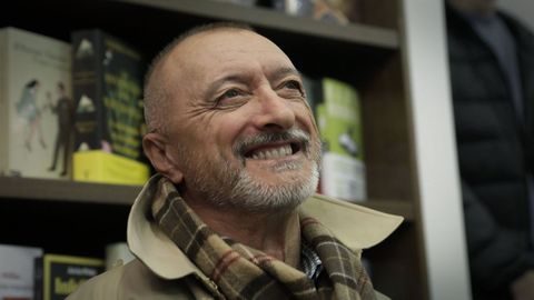 Arturo Pérez Reverte, en A Coruña en noviembre del 2019