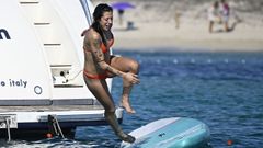 Las vacaciones de las campeonas del mundo en Ibiza