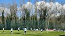 Los jugadores del Oviedo, en El Requexn