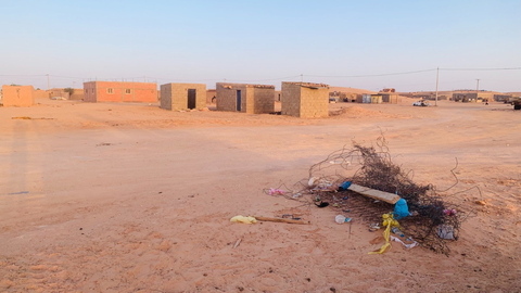 Vista de los campamentos de refugiados saharauis