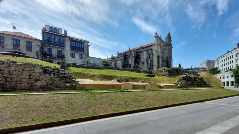 Puesta a punto de la Alameda y de los espacios arqueológicos al aire libre en Pontevedra