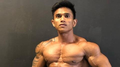 Justyn Vicky, indonesio de 33 a�os, c�lebre en el mundo del culturismo