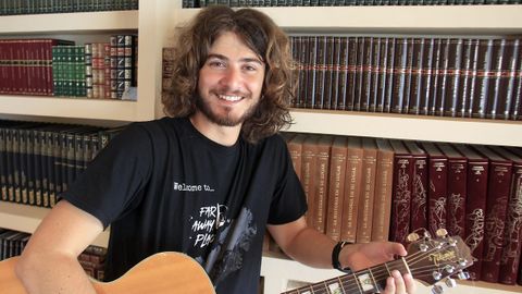 Andrés Rodríguez Pazos, opositor que sacó plaza de secundaria en Xeografía e Historia