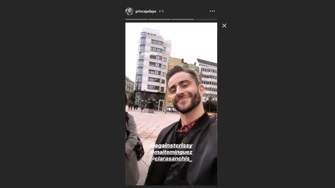 Captura del Instagram de Pelayo Daz en Oviedo