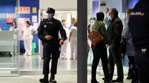 Aviso de bomba en el Hospital Universitario Central de Asturias, en Oviedo