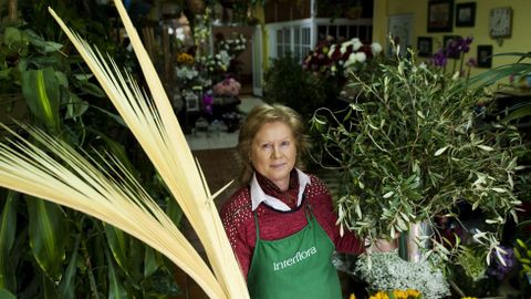 La venta de palmas y ramos abarrota las floristerías de la ciudad