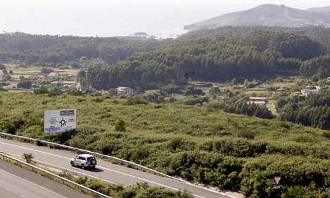 Terrenos afectados por el proceso de concentracin parcelaria de Ferrol. 