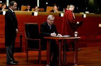 Juncker jur ayer su independencia ante el Tribunal de Justicia de la Unin Europea. 