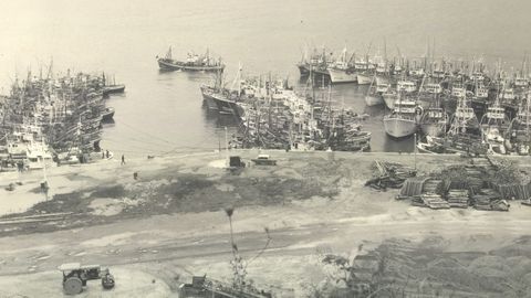 Flota bonitera de Celeiro, en los años 70