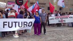 Protestas en el inicio del curso universitario