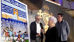 Presentacin del cartel del Celta de Vigo realizado por Xos Vizoso