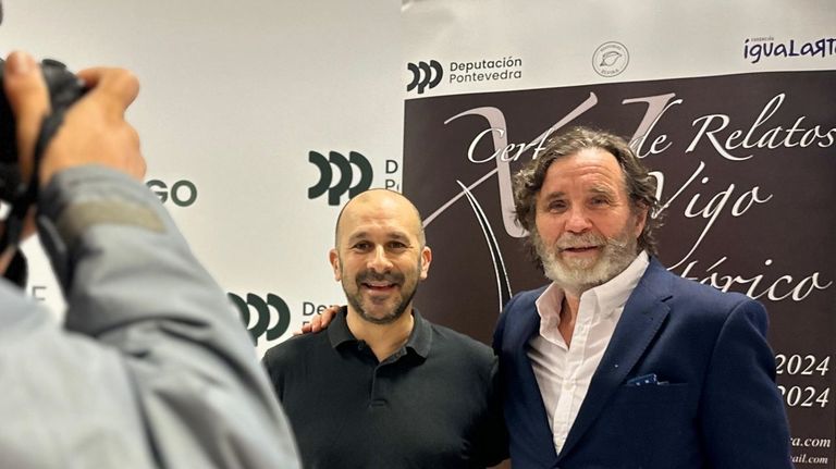 Marcos López Concepción (a la izquierda) y Miguel Vázquez Vigo.