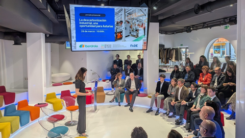 Jornada 'La descarbonizaci�n industrial, una oportunidad para Asturias', organizada por FADE, Iberdrola y Alianza Q-Cero.