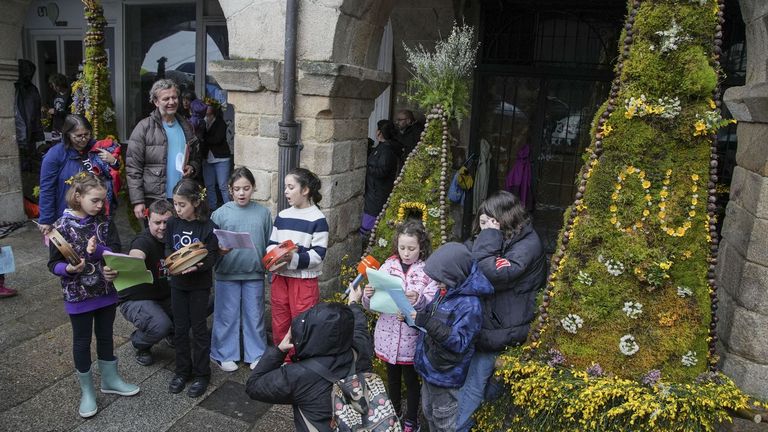 Las imgenes de la Festa dos Maios de Ourense