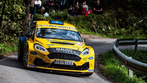 Oscar Palacio, acompaado en esta ocasin por Alberto Iglesias, con el Ford Fiesta intentar en Laln la victoria y con ella el ttulo de la Copa de Espaa de Rallyes