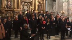 Coro de la pera de Oviedo, en la Baslica de Cangas del Narcea