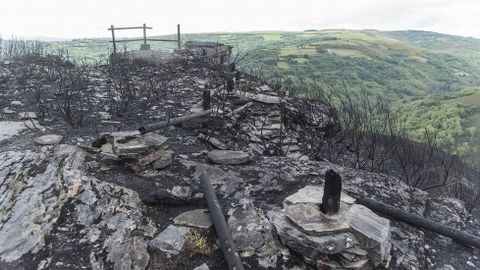 Huellas duraderas del fuego degradan el paisaje en los montes
