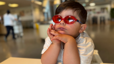 Hugo, afectado por el sndrome de Anstrm