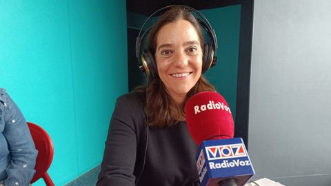 Ins Rey en el programa Voces de A Corua de Radio Voz.