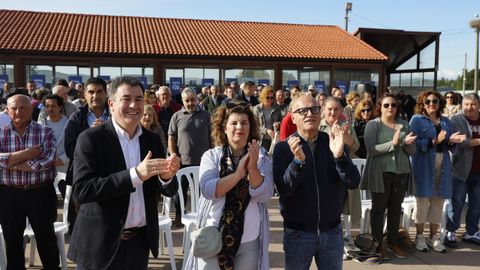 Mitin del PP en Porqueira con la presencia de Román Rodríguez, Susana Vázquez y José Manuel Baltar.