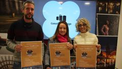 Rubn Arroxo, Cristina Lpez y Amparo Rubinos presentaron la programacin del 1 de noviembre en Lugo
