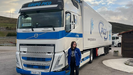 Jennifer Ceferino, camionera asturiana de 25 a�os