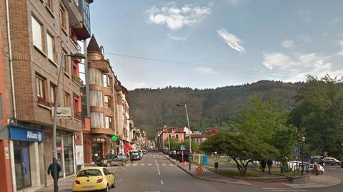 Calle Covadonga, en Oviedo 