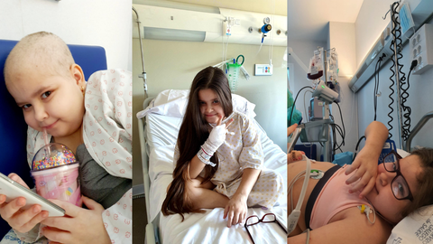 Valentina recibi un trasplante de mdula sea en el 2021.