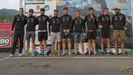 Algunos de los participantes enla reputada carrera por los Picos de Europa. El focense es el cuarto por la izquierda